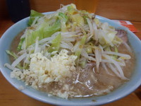 「ラーメン　ニンニク＋カラメ」@ラーメン二郎 新橋店の写真