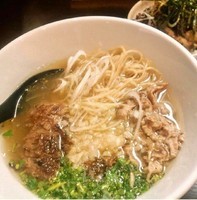「牛塩らぁ麺+牛スジメン(小)750円+180円」@牛薫る麺処 嵐風（ARAKAZE）の写真