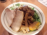 「焼き台湾ラーメン（並、辛さ・普通）+ライス」@麺屋 三郎の写真