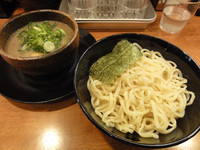 「塩鶏豚つけ麺（並）」@つけ麺マン 茨木店の写真