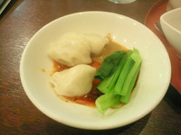 「楽山担担麺（750円）+ディナーセット(350円)」@楽山担担面 稔台店の写真