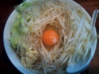 「汁なし（中盛）　ヤサイ　ニンニク少し」@ラーメン豚力の写真