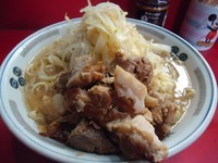 「小ラーメン+ほぐし豚（ニンニク少し）750円+50円」@麺屋 桐龍の写真