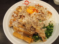 「まぜそば　プレミアム盛り（大盛）」@まるぜんの写真