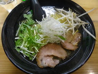 「大山黒牛塩ラーメン+チャーシュー丼(780+280円)」@ラーメン 道玄の写真