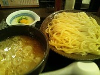 「とろろ山芋つけ麺(中盛り、熱もり)」@三ツ矢堂製麺 武蔵小山店の写真