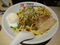 「汁なし坦々麺（Ｍ）」@TOKYO UNDER GROUND RAMEN 頑者の写真