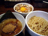 「つけめん（ネギ抜き）＋麺変更、780円＋30円」@麺処 井の庄の写真