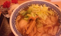 「春キャベツのワンタン麺」@麺処 福吉 極の写真