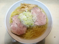 「塩ラーメン(大盛り)(700円)」@元祖一条流がんこ 西早稲田店の写真