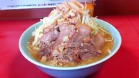 「豚入り　麺硬め　（ヤサイマシマシアブラ）」@ラーメン二郎 歌舞伎町店の写真