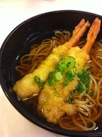 「海老天ぷらそば（200円）」@はま寿司 横浜岡野店の写真