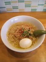 「塩SOBA＋塩味玉」@麺屋 Hulu-luの写真