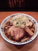 「中華そば＋ネギ増し」@富山ブラックラーメン だらんま 神田本店の写真