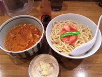 「海老トマトつけ麺」@麺屋 蕃茄の写真