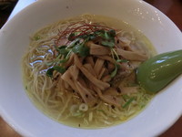 「塩SOBA＋スパムむすびセット（930円）」@麺屋 Hulu-luの写真