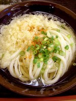 「かけうどん冷」@がんば亭 平和通店の写真