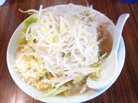 「【限定】ガッツリ味噌（中盛・ニンニク、ヤサイ）700円」@中華そば 伝堂の写真