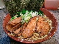 「らーめんねぎ増し（６５０円）」@熟成鶏醤油らーめん 上弦の月の写真