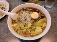 「ワンタン麺(￥800)」@中華麺店 喜楽の写真