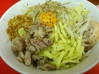 「汁なし （ニンニク少々） 780円」@らーめん豚喜の写真