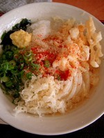 「かけうどん冷」@たも屋 勅使店の写真