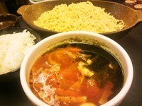 「トマトバジルつけ麺」@ラーメン大至の写真
