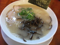 「ラーメン（カタメ）」@博多長浜ラーメン フクフクの写真
