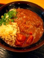 「カレーうどん」@がんば亭 平和通店の写真