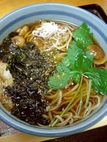 「なめこそば」@おく実庵の写真