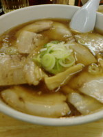 「正油チャーシューメン」@喜多方ラーメン 来夢 会津若松駅前店の写真