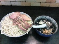 「つけいそべ黒（大盛りサービス）」@つけ麺処 のがたのいそべの写真