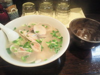 「ハマグリらぁめん塩（860円）」@麺工房HIRAMAの写真