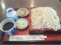 「もりそば(530円)+大盛り（100円)」@やぶそばの写真