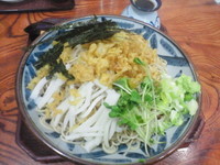 「冷やしたぬきそば(700円)」@長寿庵の写真