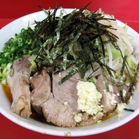 「ラーメン＋油そば￥６５０＋￥５０」@ラーメン二郎 西台駅前店の写真