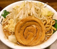 「雷そば+雷飯(680円+250円)」@雷 北松戸本店の写真