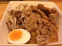 「汁なし排骨坦々麺」@かつぎやの写真