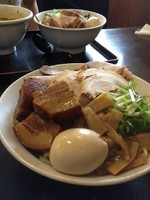 「肉つけめん」@手打ち麺処 暁天の写真