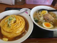 「ラーメンセット（塩ラーメン＋天津飯） ￥680」@台湾料理 龍香の写真
