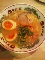 「こってりラーメン（並・味玉トッピング）」@天下一品 名古屋栄店の写真