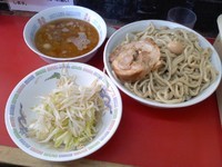 「つけ麺、大６５０、巻チャー」@蓮爾 登戸店の写真