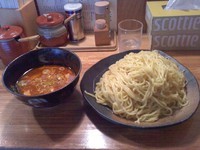 「辛つけめん、特盛、辛味ダブル」@つけ麺屋 やすべえ 水道橋店の写真