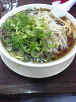 「炎ラーメン　（野菜、ネギ増し）」@たかばしラーメン 亀岡店の写真