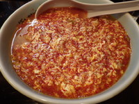 「ザーサイ入りタンタンメン大辛」@元祖ニュータンタンメン本舗 東神奈川店の写真