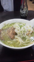 「バジルチｰズラｰメン」@北海とんこつらーめん 純輝 白井店の写真