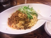 「つゆ無し担々麺　￥800」@四川担担麺 阿吽 湯島店の写真