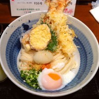 「ちく玉ひや天（￥980）」@うどん棒 大阪本店の写真