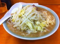 「小ラーメン＋ニンニク」@ラーメン二郎 新橋店の写真