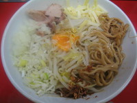 「汁なし（タマネギ）　８００円」@豚ラーメン 蕨店の写真